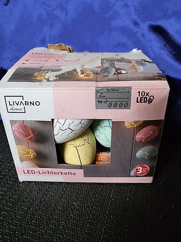 boho lusteri: Dekorativna jaja Livarno sa led sijalicama. Dekorativna nemacka jaja — 2