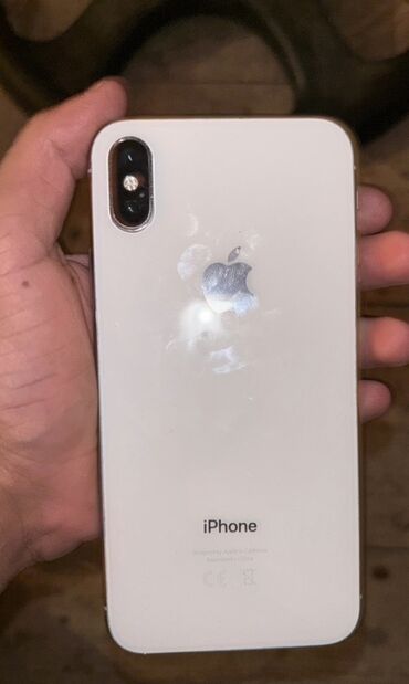 Apple iPhone: IPhone X, 256 GB, Ağ, Face ID