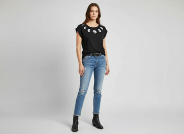 peanuts t shirty: Cropp, Футболка жіноча, розмір L