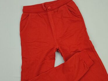 pomaranczowe spodnie dresowe: Sweatpants, SinSay, 10 years, 140, condition - Very good