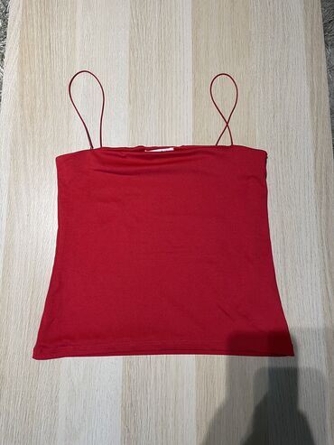 elegantne majice zenske: XS (EU 34), S (EU 36), Single-colored, color - Red