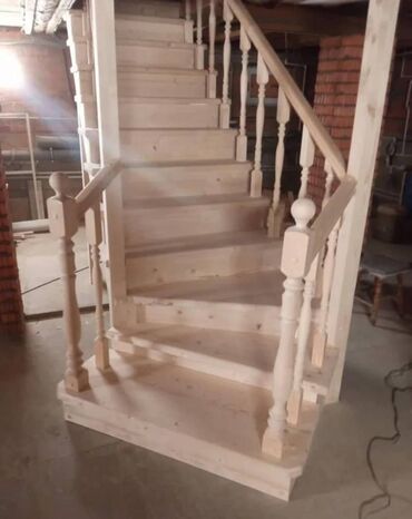 Деревянные лестницы: Лестница на заказ изготовление лестниц на заказ по индивидуальному at lalafo.kg — 9 Деревянные лестницы: Лестница на заказ изготовление лестниц на заказ по индивидуальному — 9