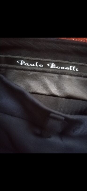 komplet kosulja i pantalone: Pantalone Paulo Boselli, bоја - Tamnoplava