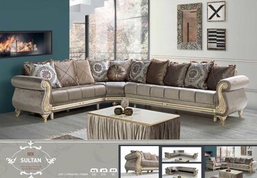 белая мебель в стиле прованс: Угловой диван, Новый, Раскладной, С подъемным механизмом, Ткань, Бесплатная доставка