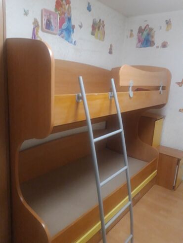 mali kreveti za decu: Unisex, bоја - Žuta, Upotrebljenо