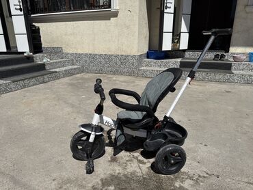 самый лучший трехколесный велосипед с ручкой: Балдар үчүн велосипед, 3 дөңгөлөктүү, 1 - 3 жаш, Бала үчүн, Колдонулган