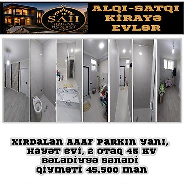 xırdalanda: 2 otaqlı, 45 kv. m, Kredit yoxdur, Yeni təmirli — 1