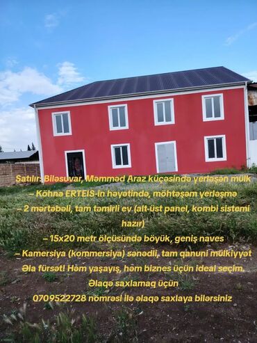 Biləsuvarda Köhnə erteisin həyəti Məmməd Araz küçəsində yerləşən mülk