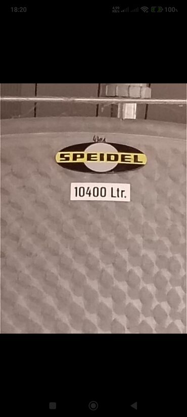 Baklar və çənlər: Bak, Paslanmayan polad, 3000 l l — 7