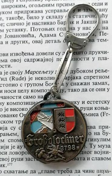 Ostali antikviteti: Extra RETKO Stari ROTIRAJUĆI privezak Grosglockner oko 1950. Vintage — 4