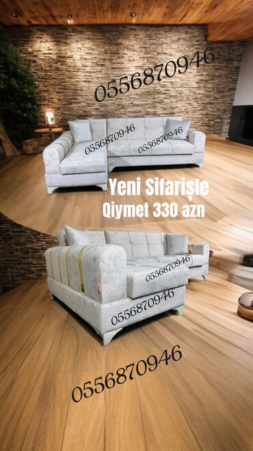 Sifarişlə divanlar: Künc divan, Qonaq otağı üçün, Parça, Bazalı, Açılan, Kitab — 7