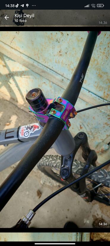 İdman velosipedləri: Dağ/şəhər tipi velosiped Xüsusiyyətlər: - Sərt, yüngül çərçivə – boz — 2