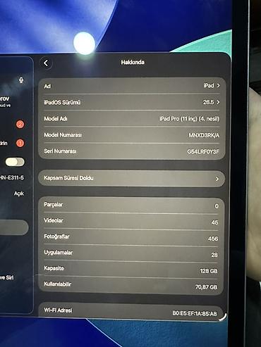 ikinci el ipad pro: Ipad pro 11 M2 Istifade etmediyim ucun satiram. Üzerinde, ekraninda — 3
