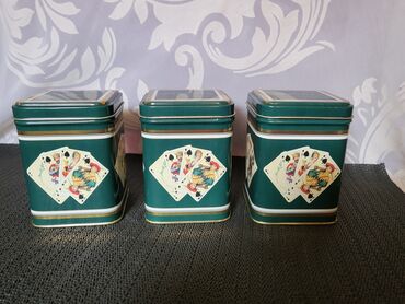 Kuhinjski setovi: Kutije vintaz metalne za caj i ostalo. Vintaz kutije za caj i — 6