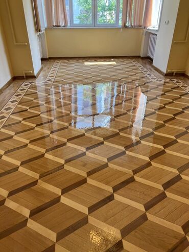 Döşəmə işləri: Parket döşəmələrin yonulması və laklanması xidməti - Peşəkar parket — 9