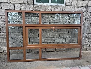 PVC pəncərə çərçivəsi – ağac teksturalı (qəhvəyi) - Material: PVC lalafo.az -da PVC pəncərə çərçivəsi – ağac teksturalı (qəhvəyi) - Material: PVC