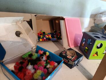 Игрушки: Пазлывсе за 500 сом Пушистые шарики, игра крестик нолик, мозаика и — 2