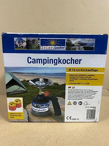 gasni grejaci: Prenosni gasni kamping rešo Solax Sunshine – Campingkocher - Plinski — 4