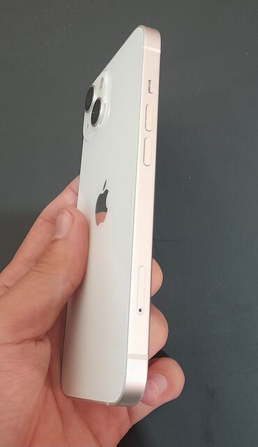 Apple iPhone: IPhone 13, Б/у, 128 ГБ, Старлайт, Зарядное устройство, Защитное стекло, Чехол, 85 % — 3