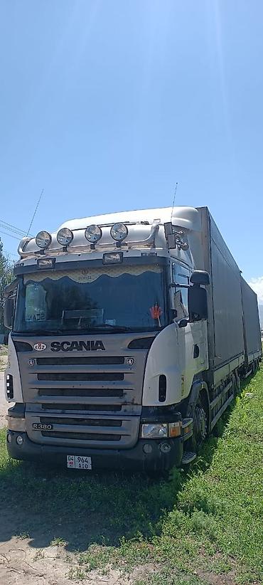hiab 250: Тягач, Scania, 2007 г., Тентованный — 2