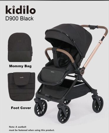 коляска kidilo 2 в 1 отзывы: Коляска, цвет - Черный, Новый