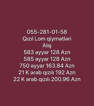 das sekilleri: Qızıl lom alışı – aktuallıq Aşağıdakı əyyarlarda qızılın alışı həyata — 1