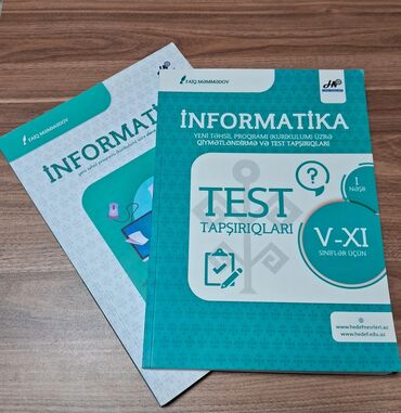 informatika testleri 6 ci sinif: Hədəf informatika qayda və test tapşırıqları kitabları. Yenidir, içi