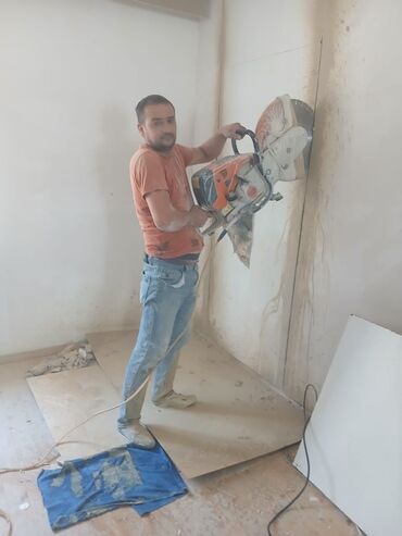 qapi elanlari: Beton kəsmə və deşmə xidməti - Divar, döşəmə və tavanlarda dəqiq