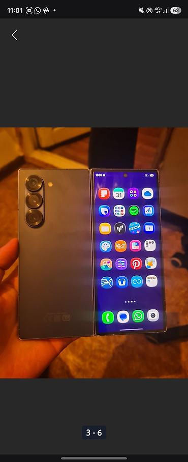 16 gb: Samsung Galaxy Z Flip6, Б/у, 256 ГБ, цвет - Серый, 2 SIM — 3