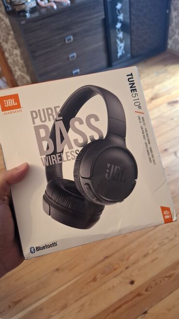 Наушники: Новый Беспроводные (Bluetooth) Наушники, JBL, цвет - Черный