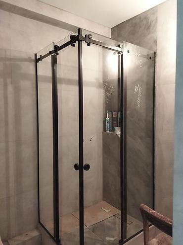 Зеркала: Душевая Кабины из закалённого стекла на заказ. - Типы конструкций — 11