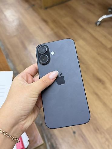 где можно купить айфон дешевле: IPhone 16, Б/у, 256 ГБ, Черный, Коробка, 100 % — 7