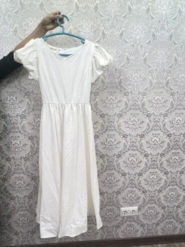 длинное платье с разрезами по бокам: Күнүмдүк көйнөк, Жай, 2XL (EU 44), Бардык өлчөмдөр