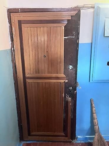 ешик темир: Үйлөр жана батирлер үчүн эшик, Металлдан, Бир эшиктүү, түсү - Күрөң — 2