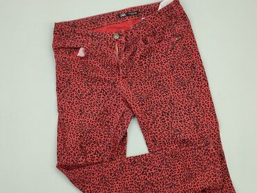 czerwone tiulowe spódniczka: Jeansy, Zara, XL, stan - Dobry