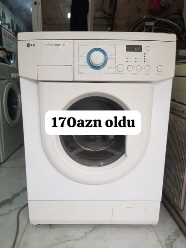 Paltaryuyan maşınlar: Paltaryuyan maşın LG, 5 kq, İşlənmiş, Kredit yoxdur, Ünvandan götürmə, Ödənişli çatdırılma