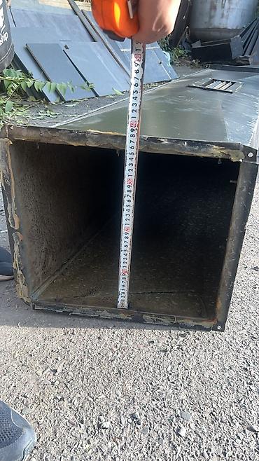 Другие детали вентиляции, охлаждения и отопления: Воздуховоды прямоугольные металлические (черные) - Материал: сталь — 18