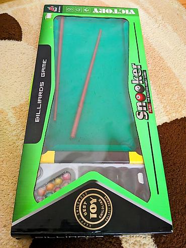 kohnə pullarin alisi: Ünvan Binə qəsəbəsi sonu 15 manat Masaüstü mini bilyard/snooker oyunu — 1