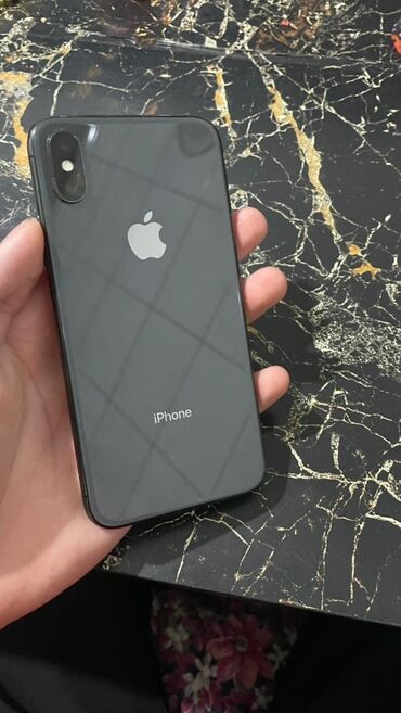 телефоны бу ош: IPhone X, Б/у, 256 ГБ, Черный, 100 %