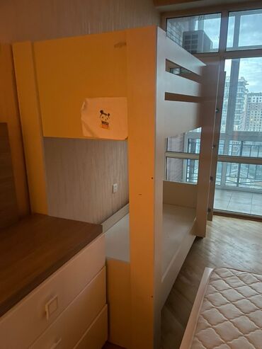 двухъярусная кровать: Oğlan və qız üçün, İşlənmiş, Çarpayı, Matras ilə