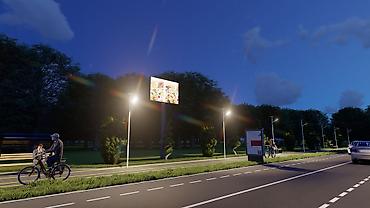 Фасадные 3D панели: Архитектурная 3D-визуализация уличной инфраструктуры Профессиональные — 2