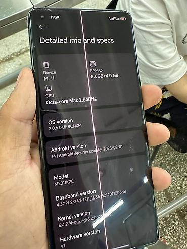 обмен на поко х3 про: Xiaomi, Mi 11, Б/у, 128 ГБ, цвет - Черный, 2 SIM — 4