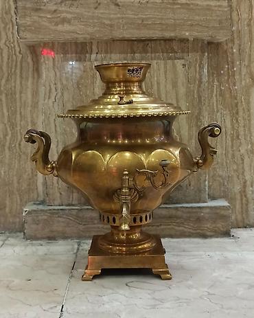 Samovarlar: Misin samovar – klassik kömürlə işləyən model - Material: tam mis — 1