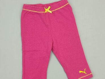 legginsy z wysokim stanem sportowe online: Baby material trousers, 3-6 months, 62-68 cm, Puma, condition - Very good