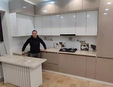 Кухонные гарнитуры: Кухонный гарнитур, Новый, МДФ, Бесплатная доставка — 8