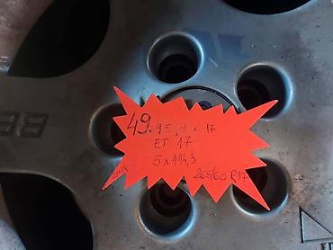 rucice za motor: ALUMINIJUMSKE FELNE 49. 17 5 X 114.3 | 49.ALU FELNE 9.5 jot x 17 ET — 4