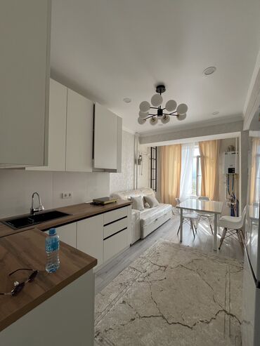 однокомнатная квартира продается: 1 бөлмө, 46 кв. м, Элитка, 6 кабат, Евроремонт
