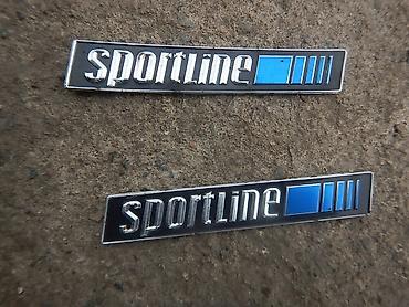 гаечный ключи: Шильдики “Sportline” для w124 (комплект из 2 штук) оригинал — 1