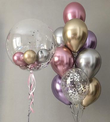 Воздушные шары и принадлежности: Шары на праздники Гелиевые, латексные Фольгированные Агата Гендер — 3