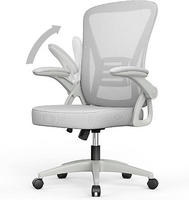 ruckice za namestaj: Ergonomska kancelarijska stolica sa mrežastim naslonom i sklopivim — 2